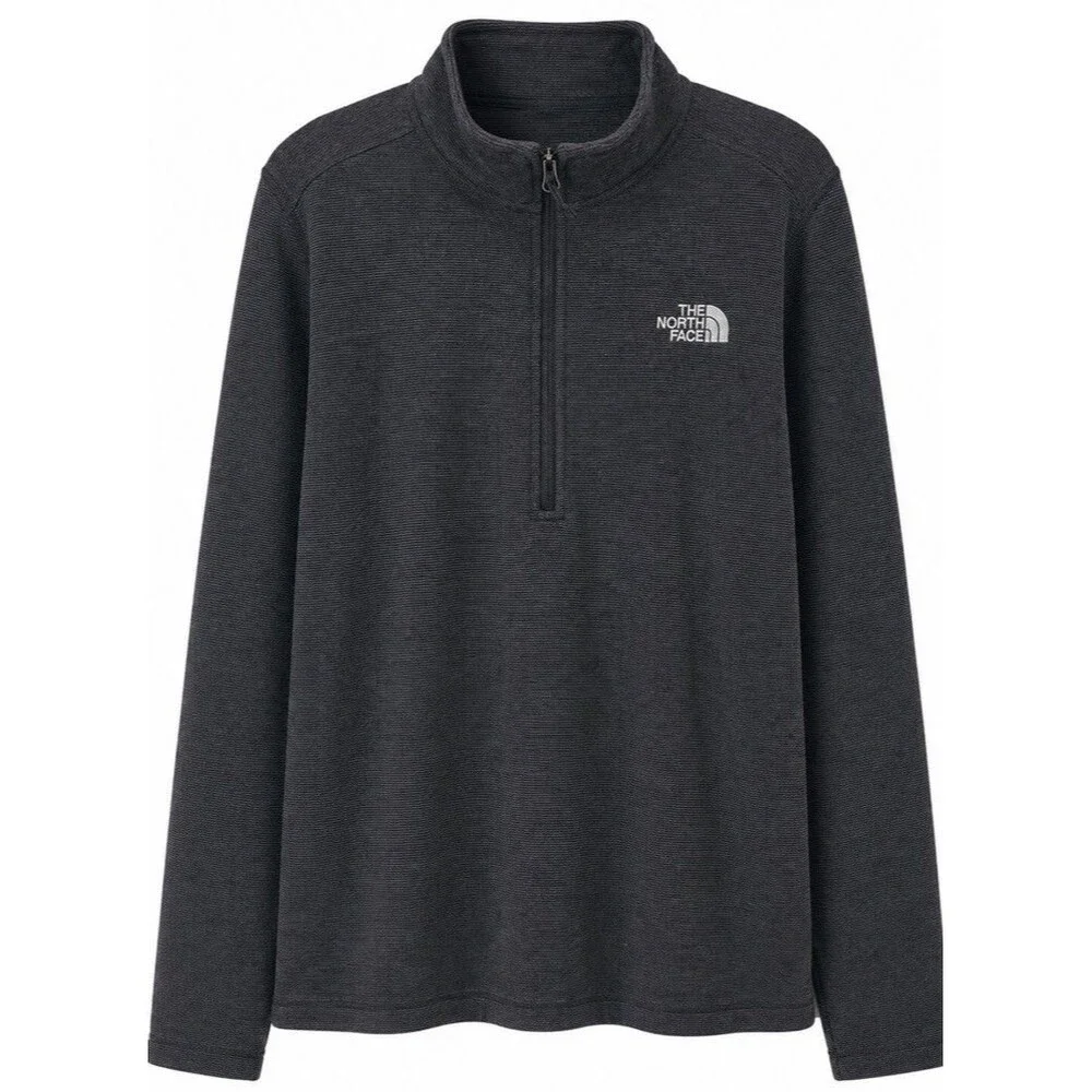 The North Face Men’s XL 1/4 Zip Fleece Gray Textured Gorpcore Outdoor Pullover